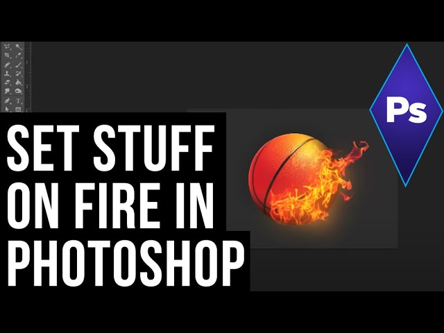 Adding Fire to an Object in Adobe Photoshop (Super Easy)