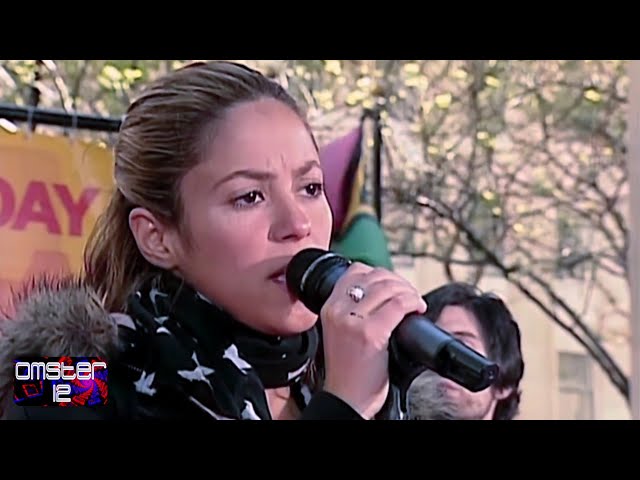 Shakira - Underneath Your Clothes (Remastered) Live NY Tdy Show 2006 HD