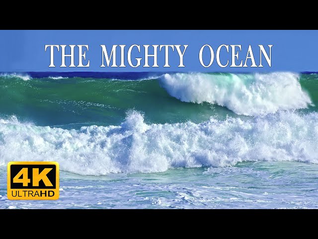 Mighty ocean waves on the Great Ocean Road. 8 hours of UHD 4K video