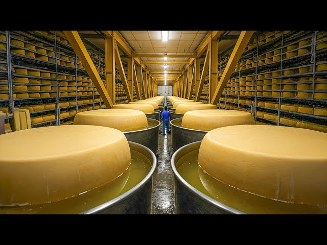 How Millions Tons of Parmesan Cheese Are Produced Each Year - Parmesan Cheese Production Process