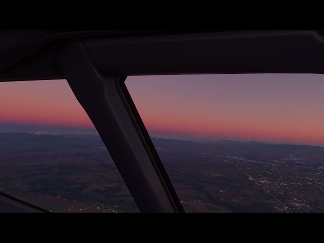 MSFS | Landing RW15 at LIRA (long) | 4K | HDR