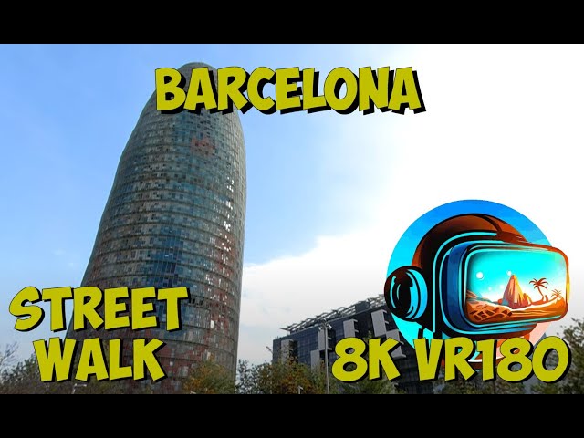 01 Barcelona Spain My first views and already finding crazy architecture 8K 4K VR180 3D Travel