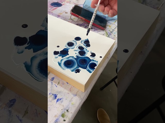 Alcohol Ink Effects with Acrylic!