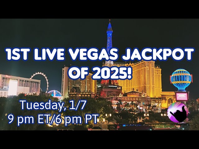 Let's Win My 1st LIVE VEGAS JACKPOT of 2025!