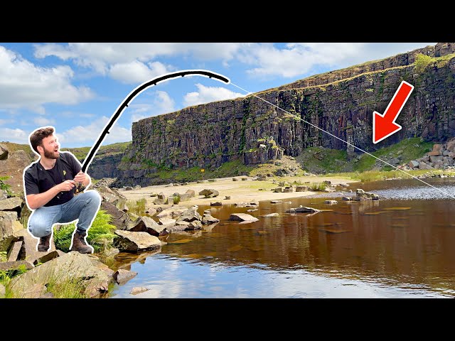 Fishing an old ABANDONED Quarry... (They said it was IMPOSSIBLE!) 😯