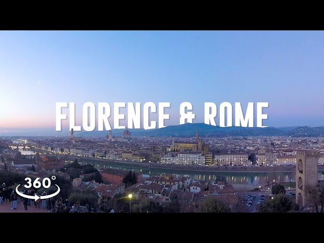 Escape Now: Florence & Rome in 360° VR | A Guided Journey Through Italy's Artistic Heart