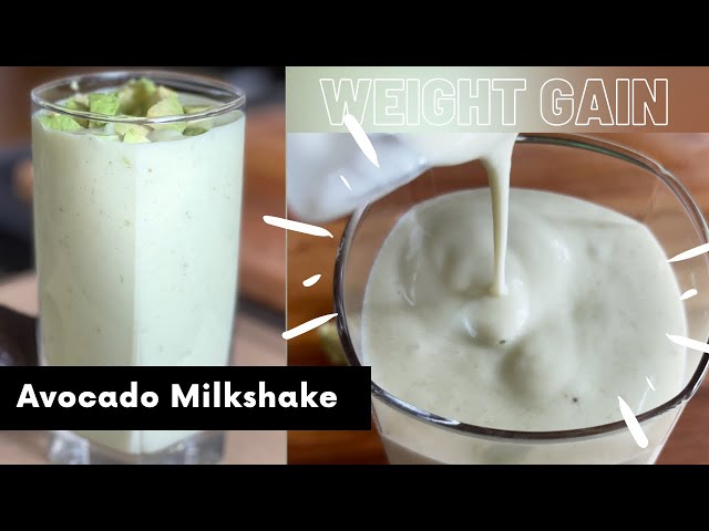 Avocado milkshake | Healthy summer drinks | Avocado smoothie | Avocado milkshake for weight gain