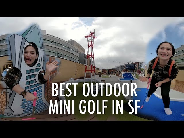 Best Outdoor Mini Golf in SF!! (360° VR)