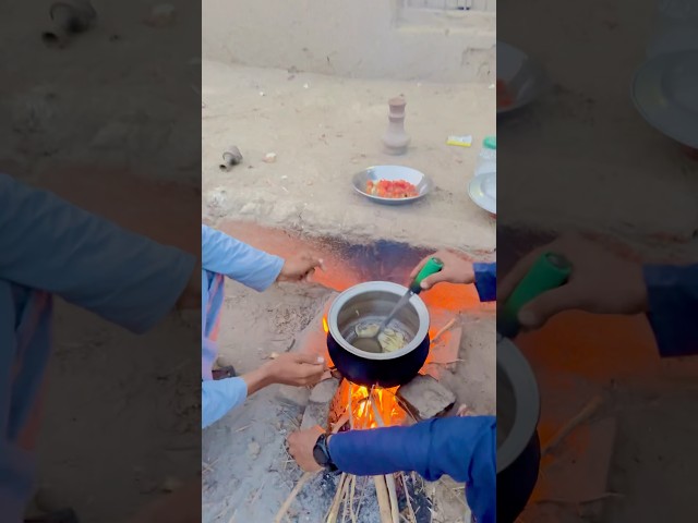 Cooking Simple Traditional Biryani  #villagelife #shorts