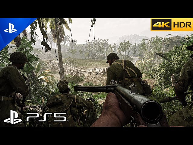 (PS5) THE PACIFIC WAR | Realistic ULTRA Graphics Gameplay [4K 60FPS HDR] Call of Duty