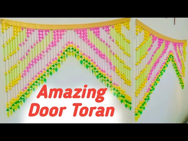 DIY- Amazing Door Toran Making // A Beautiful Handmade Door Toran Making At home 🚪😍 By Reshmi