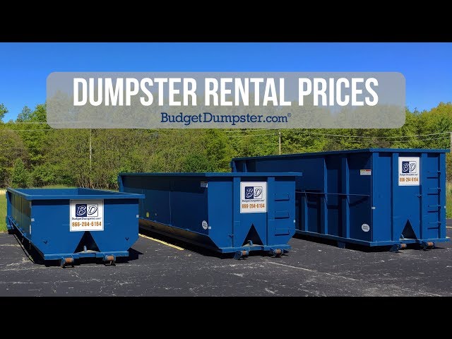 Dumpster Rental Prices | Budget Dumpster