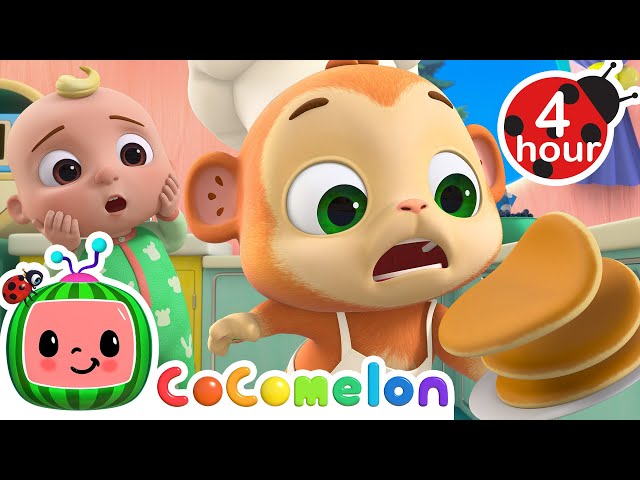 Monkeying Around! 🐵| NEW 🍽️ Cocomelon - Nursery Rhymes | Fun Cartoons For Kids