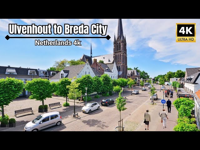 E-bike Ride 🇳🇱: Ulvenhout to Breda The Netherlands - 4K HDR | Ulvenhout 2024