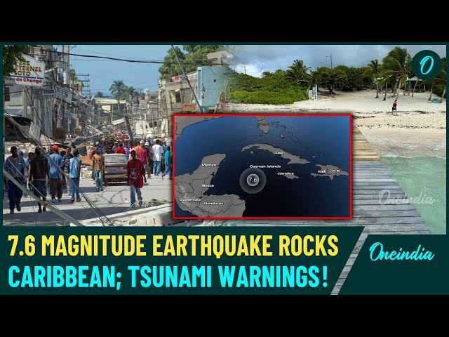 Caribbean Nations on Tsunami Alert after Powerful 7.6 Earthquake – Urgent Evacuations Underway