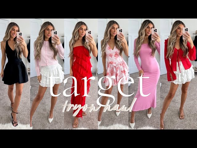 Target Try On Haul | Date Night Outfits + Valentine's Day Dresses