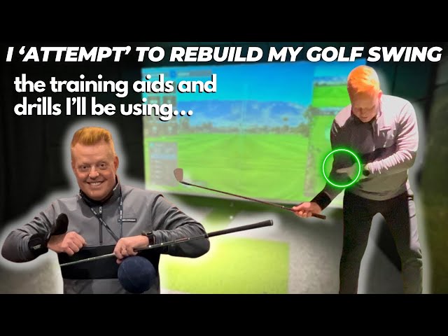 My Golf Swing REBUILD | Golf Training Aids and Drills I’m Using | Golf Vlog