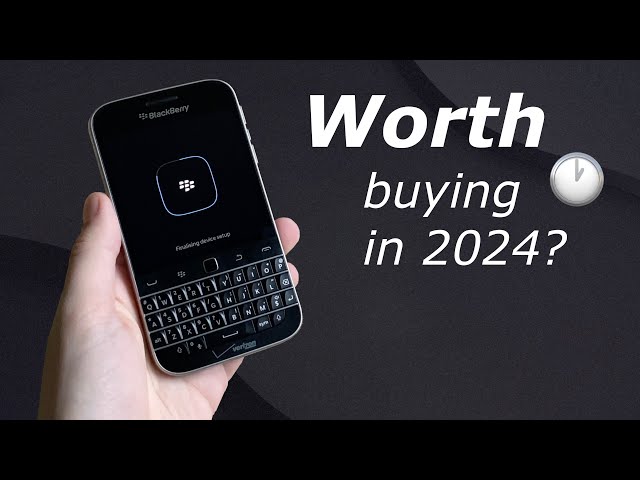 Unboxing a BRAND NEW sealed BlackBerry Classic in 2023! Should you buy one?