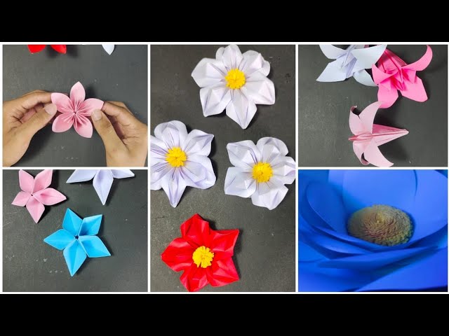 Stunning Origami Flowers: Easy DIY Home Decor | How To Make Paper Flower | Flower For Decoration