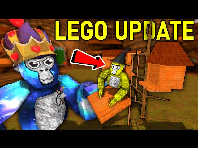 Gorilla Tag Added LEGOS!!!! (new monke blocks map)