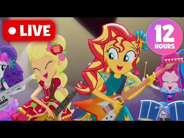 🔴 Equestria Girls Live: MOVIE NIGHT MARATHON🎥 | Full Movies Children's Cartoon