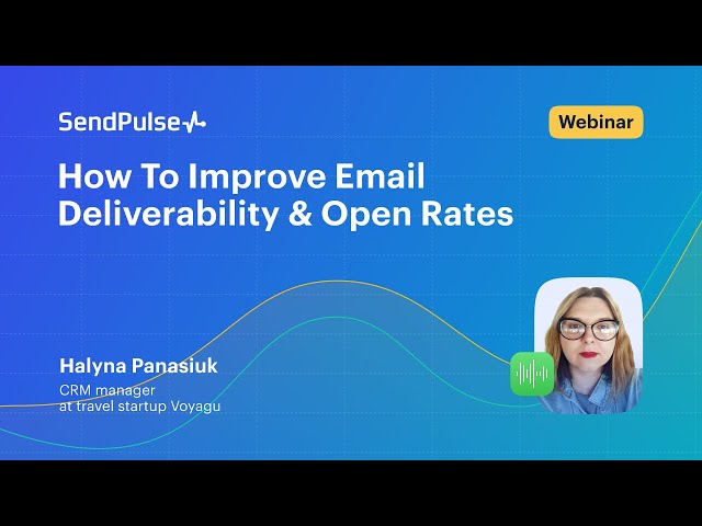 How To Improve Email Deliverability & Open Rates | Live Webinar