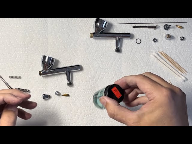 How to clean and maintain you airbrush for better performance. Painting RC Car bodies