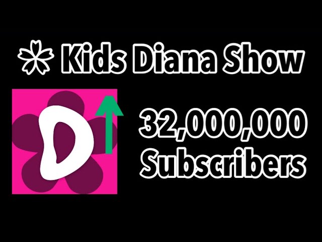 Kids Diana Show Hitting 32 Million Subscribers (22 Minutes Timelapse)