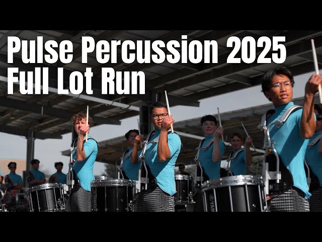 Pulse Percussion 2025 Full Lot Run