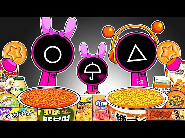 Incredibox Sprunki - But Sprunki Squid Game Family Version Convenience Store Food Mukbang ASMR