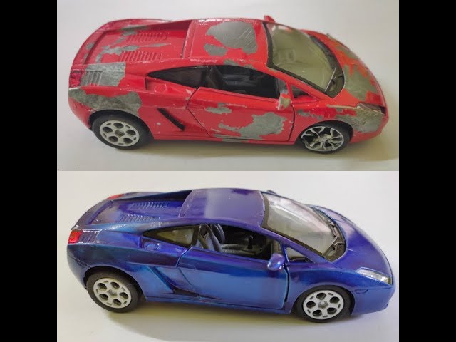 Restoration Damaged Lamborghini - Old SuperCar Gallardo model car Restoration