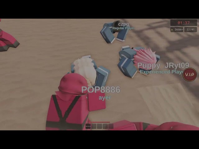 Playing roblox (Penta) Shrimp Game as Guard