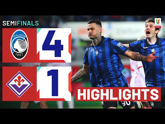 ATALANTA-FIORENTINA 4-1 | HIGHLIGHTS | La Dea cruise to final | Coppa Italia Frecciarossa 2023/24