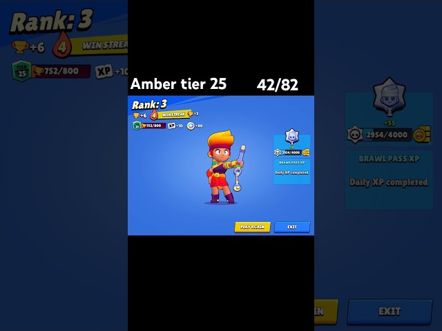 Amber tier 25 #amber #brawlstars