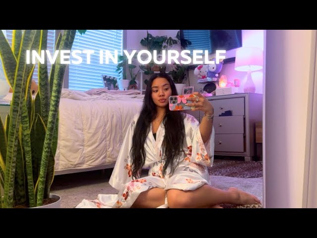 2025 vlog🌸 INVEST IN YOURSELF | redecorate my bedroom, skincare routine, clean eating, and gyming