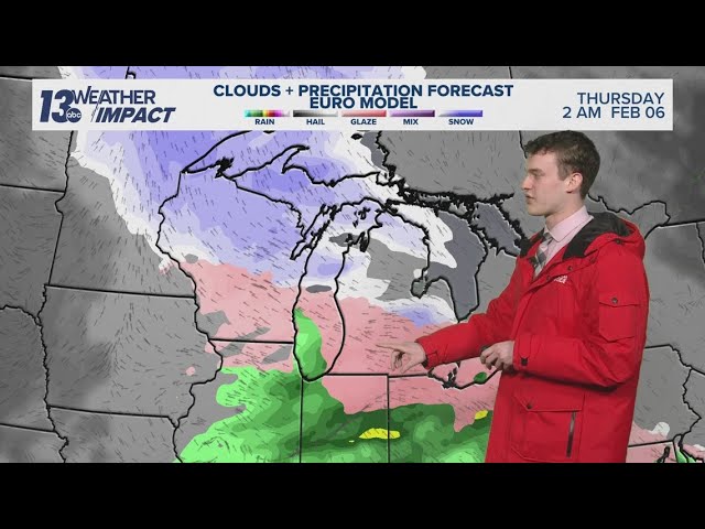 13 ON YOUR SIDE Forecast: Dry, Cooler Tuesday Ahead of Freezing Rain Late Wednesday