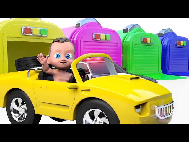 Colors with Preschool Toy Train and Cars | Numbers & Shapes Collection for Children Preschool Videos