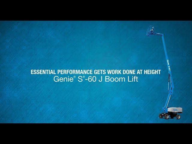 Product Walk-Around: Genie® S®-60 J Telescopic Boom Lift - ANSI