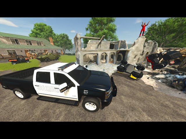 Police Search Millionaires Destroyed Mansion | Farming Simulator 25