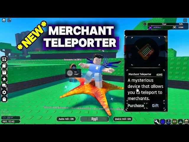 *New* Merchant Teleporter in Sol's RNG