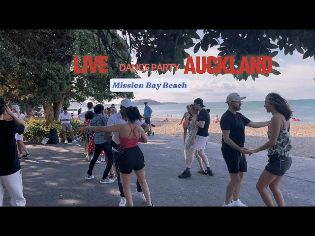 Random Visit to Mission Bay Beach Auckland | Epic Dance Party & Weekend Fun #missionbay #nz #beach