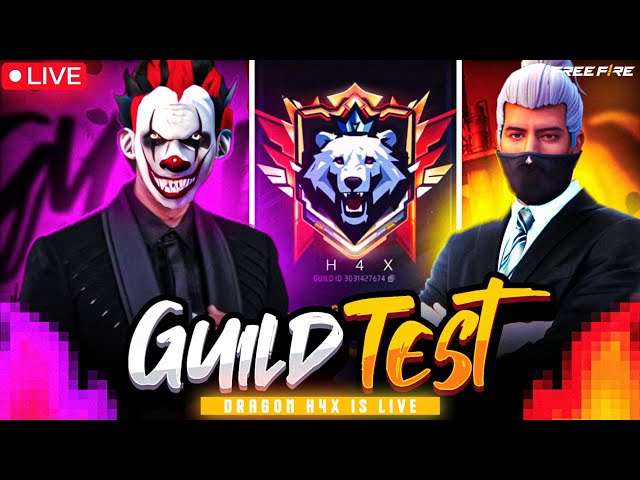 NON STOP LIVE STREAM GUILD TEST ROOM MATCH // DRAGON H4X LIVE NOW