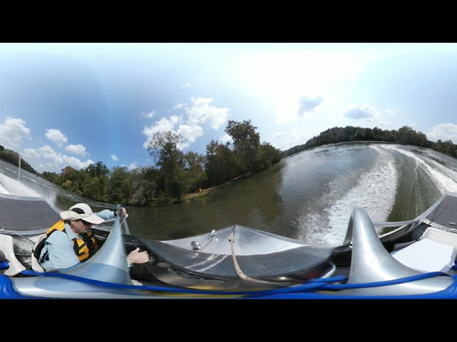 MiniJet on the Chattahoochee north of Bush Head Shoals