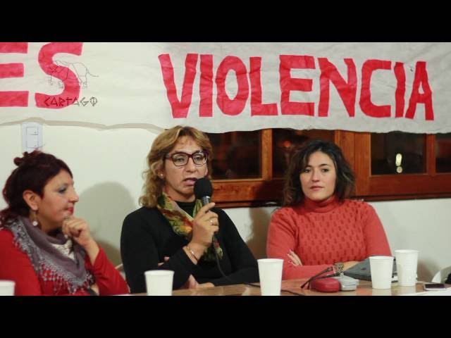 Georgina Colicheo actividad en Neuquén por el reconocimiento del Trabajo Sexual