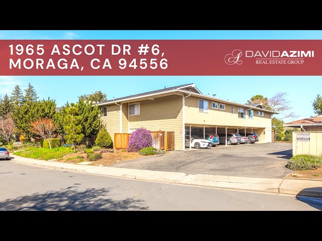 1965 Ascot Dr, 6 Moraga, CA 94556 | David Azimi