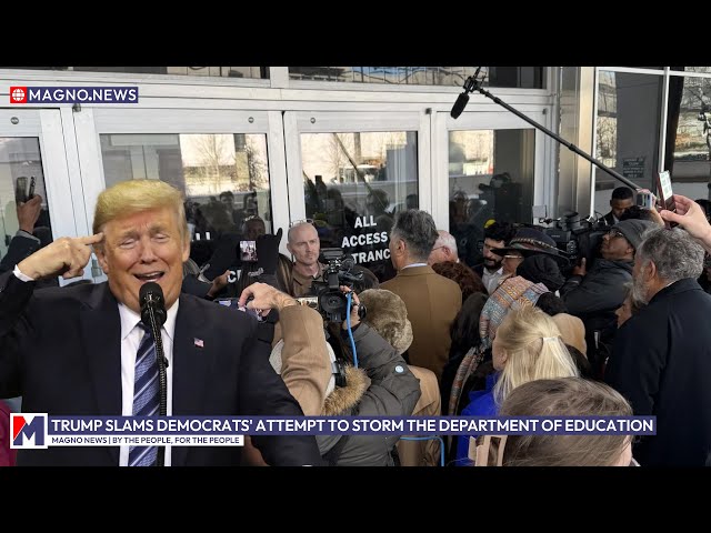 President Trump reacts as Security Hero holds the line against Democrats at Education Department