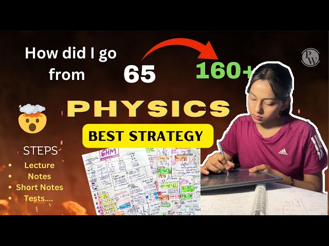 [SUB] How to do any chapter of PHYSICS⁉️ | Best Strategy | #neet #study #physics #strategy #pw #jee