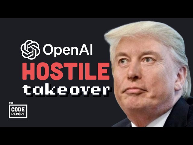 Elon Musk attempts hostile takeover of OpenAI…