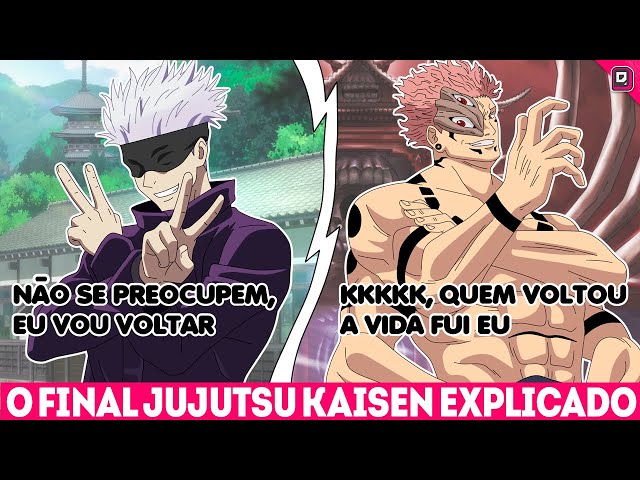 NUNCA VI ISSO! O FINAL DE JUJUTSU KAISEN EXPLICADO - AUTOR LITERALMENTE MOSTROU O DEDO PARA OS FÃS