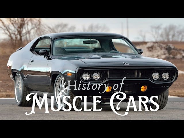 History of Muscle Cars: The Rise, Fall, and Rebirth of American Performance Legends #americanmuscle